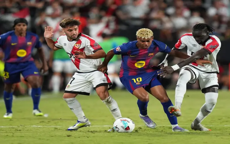 برشلونة ضد رايو فايكانو في الدوري الإسباني.. الموعد والقنوات الناقلة | رياضة